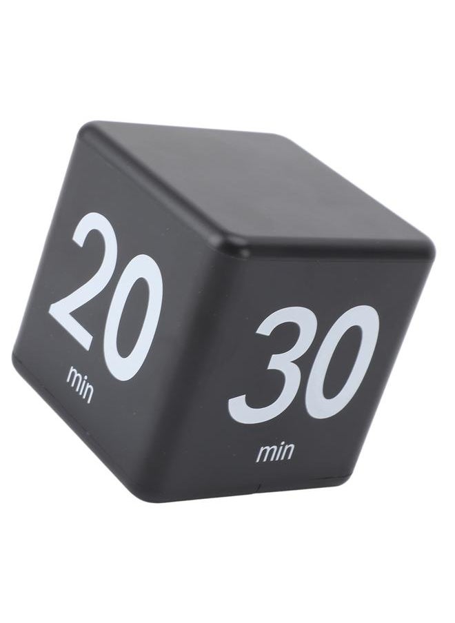 Flip Timer 15 20 30 60 Minutes Gravity Sensing Mini Countdown Timer for Cooking Study Workout Black