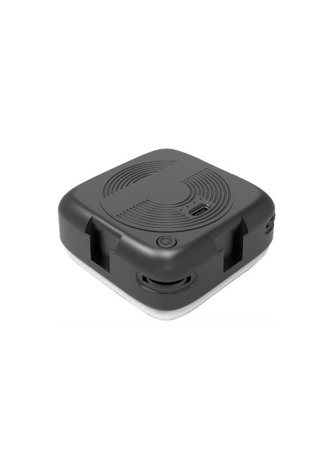 GREEN LION Mini Snap Light, ABS Material, 2000mAh Battery Capacity, 100-1250Lm Brightness, 2-8 Hours Working Time, 3 Hours Charging Time, Type-C Charging Port - Black - Image 3