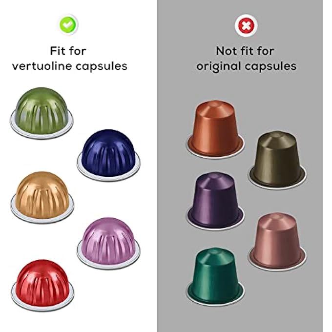 ريكابس أغطية من رقائق الألومنيوم لإعادة استخدام كبسولات القهوة متوافقة مع Vertuoline، 100 قطعة، 62 مم - Image 2