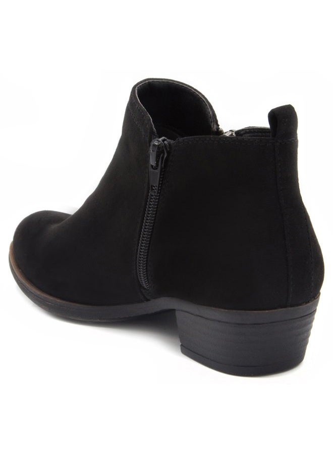 London Fog Women's Tina Ankle Bootie, Black Fx Sde, 6 - Image 3