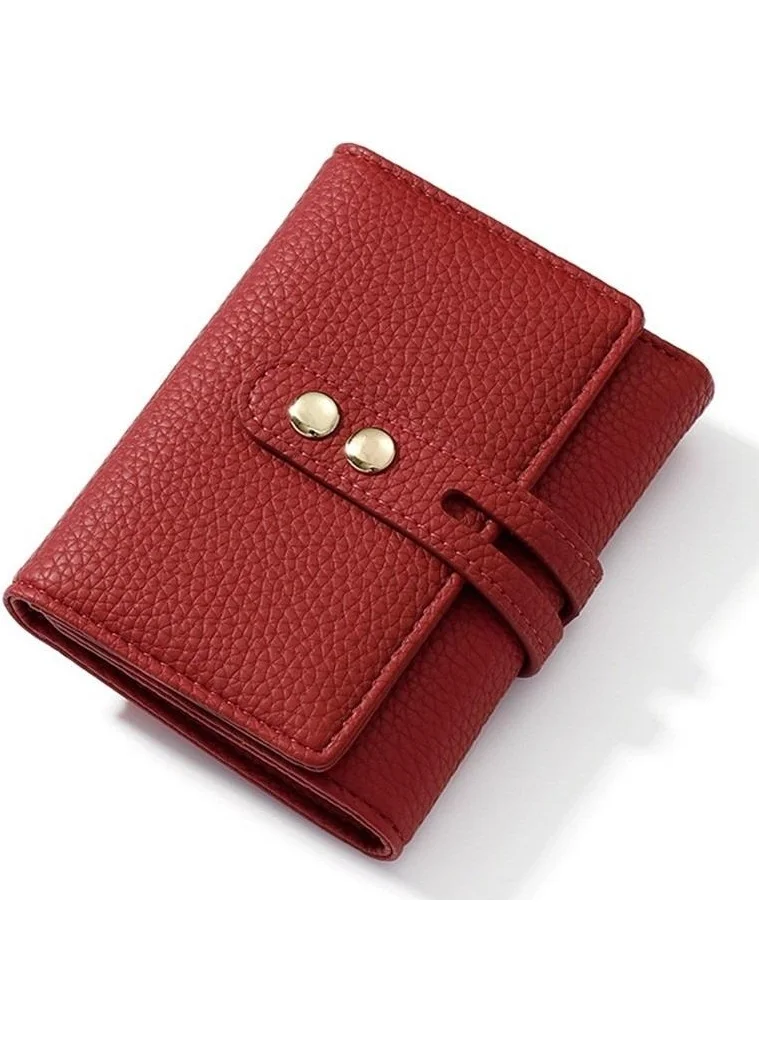 ستب وولفز Gold Detailed Women's Card Holder and Wallet