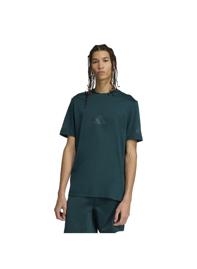 Adidas M Z.N.E. Tee Green Training T-Shirts For Men XS  - Image 2