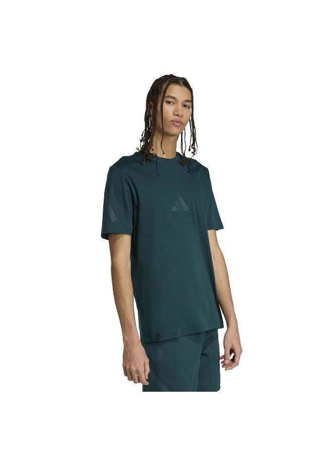 Adidas M Z.N.E. Tee Green Training T-Shirts For Men XS  - Image 4