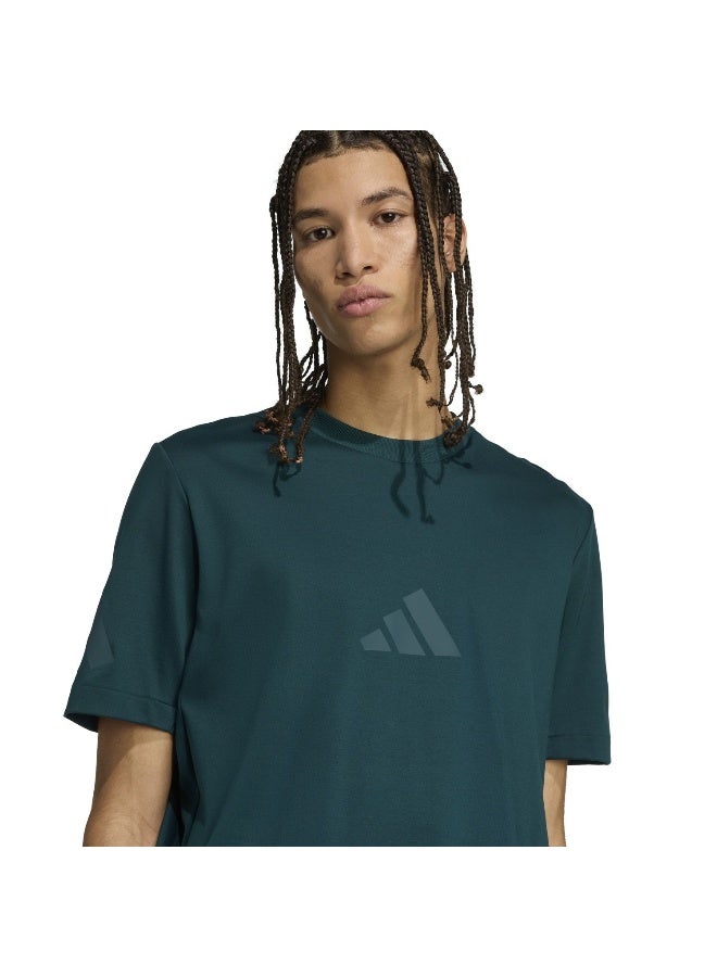 Adidas M Z.N.E. Tee Green Training T-Shirts For Men XS  - Image 5