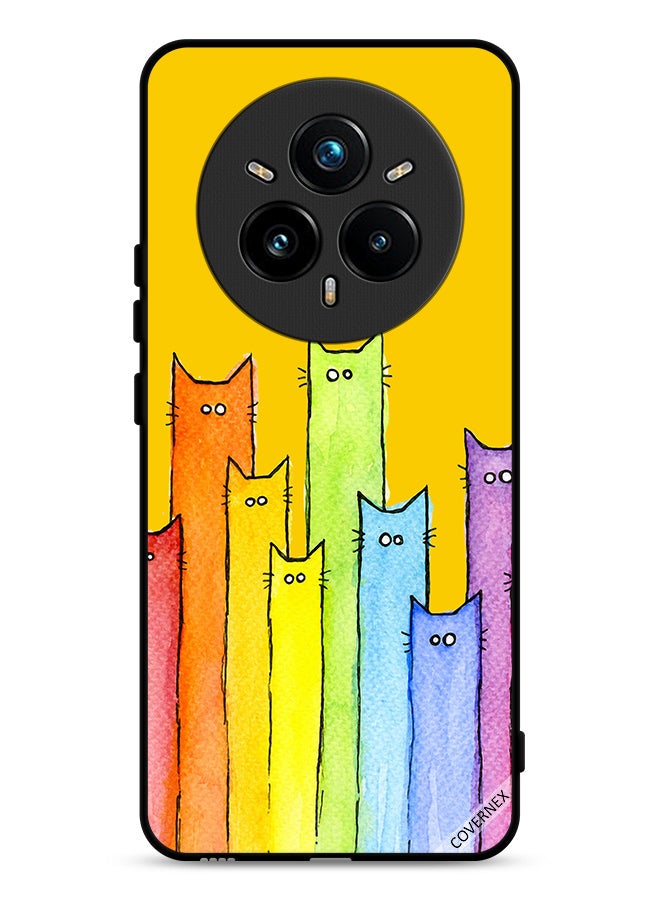 Covernex Realme 14 Pro 5G Protective Case Cover Cat Puppet Art