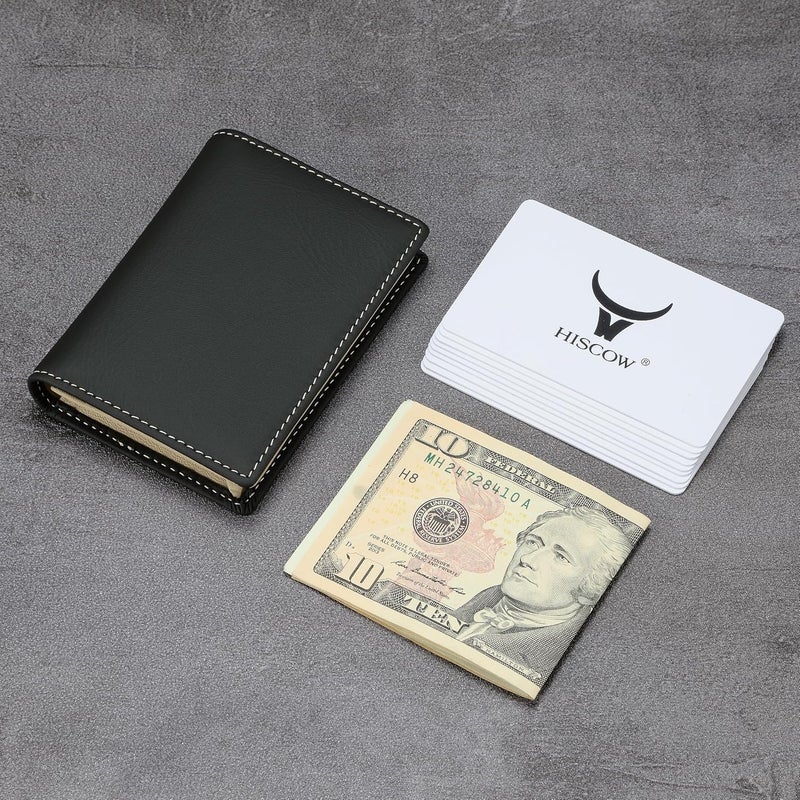 HISCOW Leather Business Card Case Holder for Men & Women, Italian Calfskin - Image 3