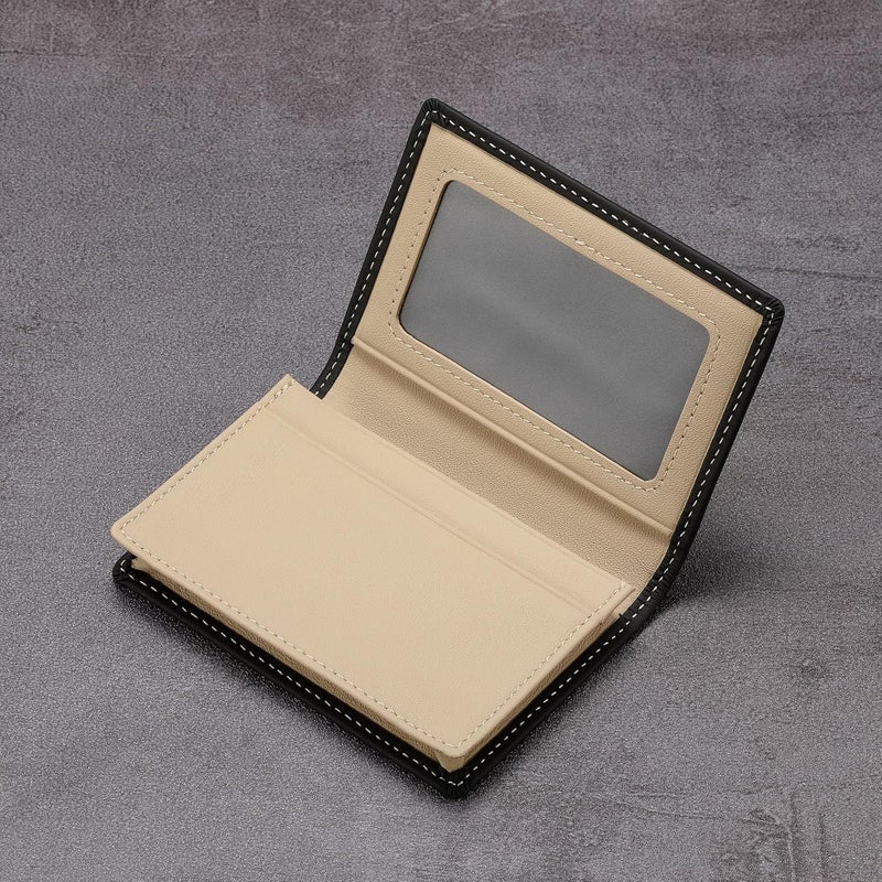 HISCOW Leather Business Card Case Holder for Men & Women, Italian Calfskin - Image 5