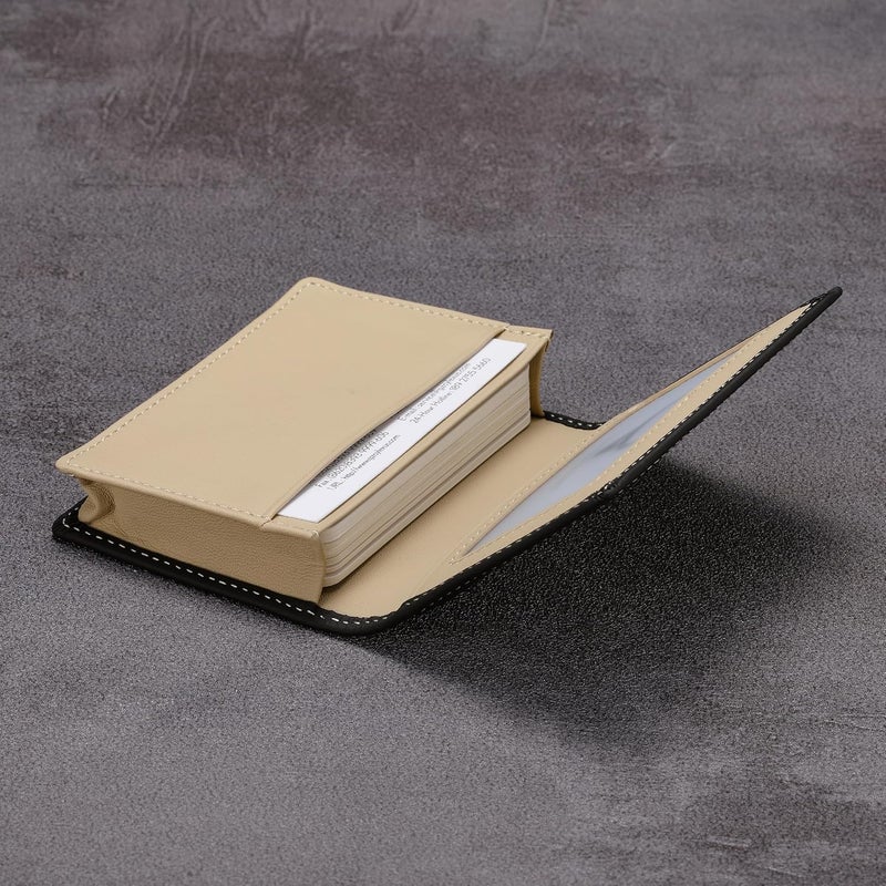 HISCOW Leather Business Card Case Holder for Men & Women, Italian Calfskin - Image 4