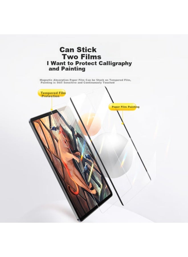 Musttrue Ipad Magnetic Drawing Film, Removable Protective Film For 10.9/11 Inch Ipad Air 7/6/5/4/pro, Writing Tablet Screen Protector - Image 2