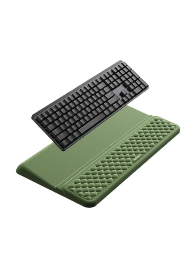 Deer Is Luwei Integrated Memory Foam Wrist Keyboard Pad Wrist Rest Office Gaming Mechanical Keyboard Wrist Support Esports Wrist Brace Slow Rebound Carpal Tunnel Relief 2-in-1 Keyboard Wrist Rest - Image 4