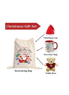 PRINTSHOP4ME Christmas Gift Set For Kids–Festive Holiday Combo Christmas Cap And Red Two-Tone Mug–Perfect For Boys And Girls  - Image 2