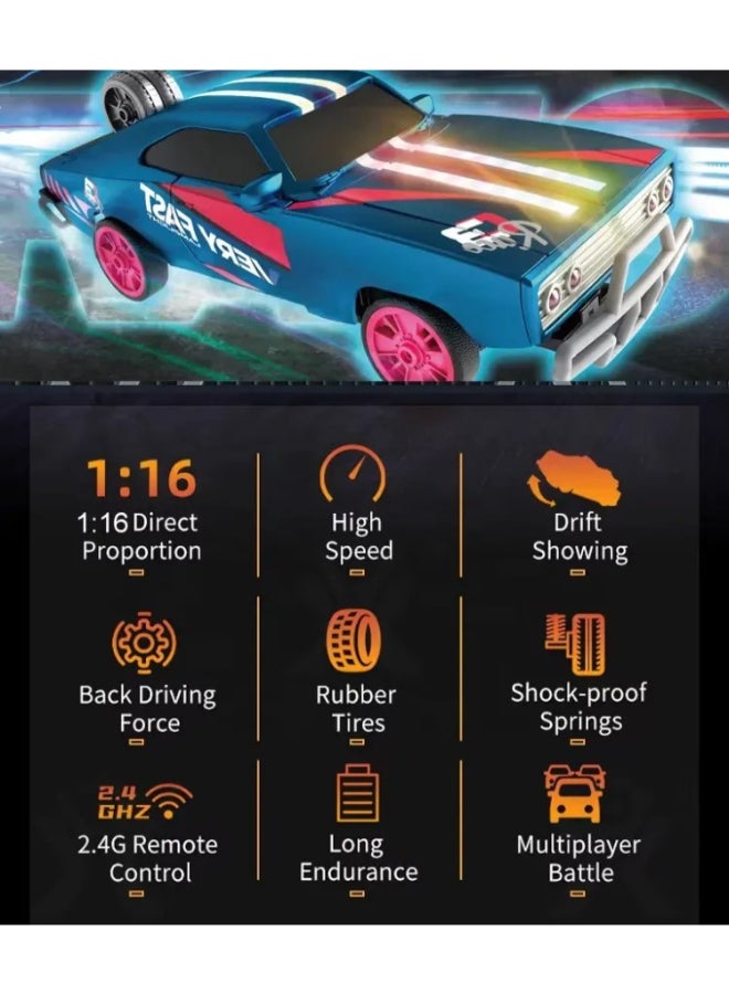 Crazon-2.4G Drifting Car With Light Assorted - Image 3