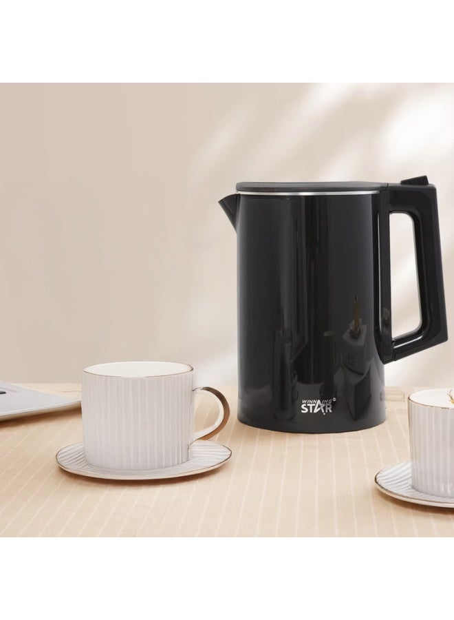 Winning Star Stainless Steel Electric Kettle 1.7L (ST-6023), 1500W, 220V-240V, Automatic Power Off, Anti-Dry Protection, 80cm Copper 3-Pin Cable - Image 4