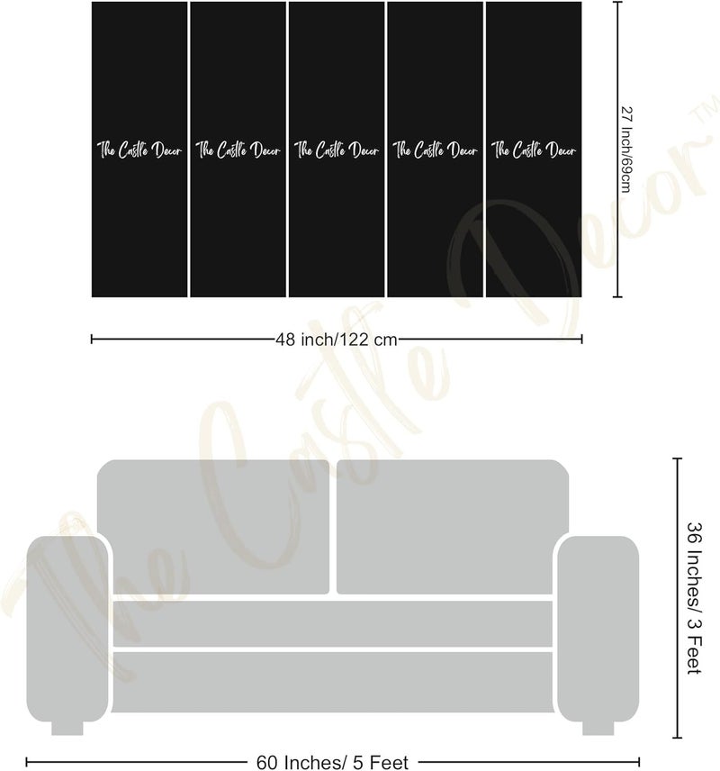 The Castle Decor Golden Deer Wall Art Set - Image 4