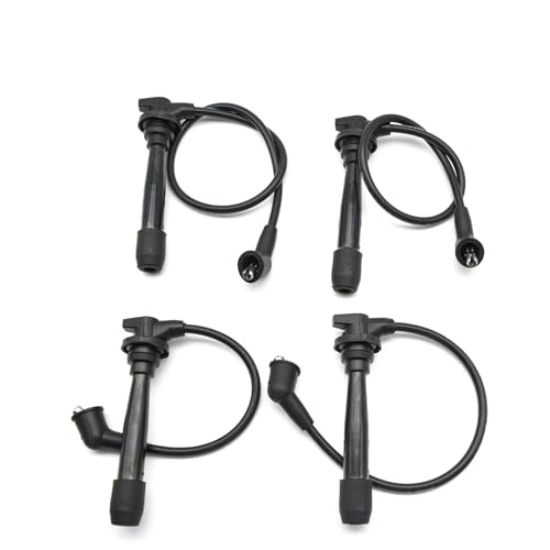Ynovvo 4 PCS 2750126D00 Ignition Spark Plug Wire Set Compatible with Hyundai Accent 1.6L L4 2001 2002 2003 2004 2005 2006 OEM 9241669 2750126A00 - Image 2