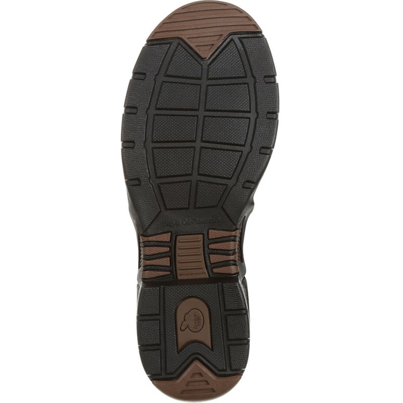 Georgia Boot Athens Chelsea Waterproof Work Boot, Dark Brown, Size 10(W) - Image 2