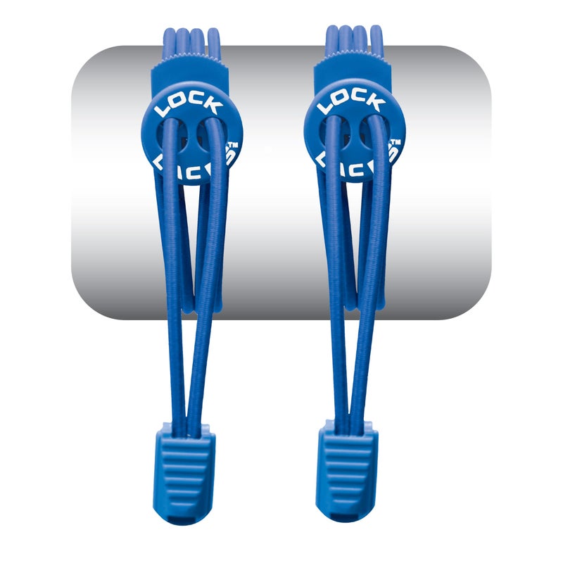 LOCK LACES USA (Elastic No Tie Shoelaces) - Lock Them Once and Break Free from Tying Them All Day! (ROYAL BLUE) - Image 5