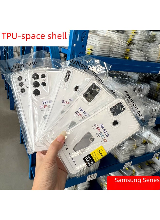 Generic - For Samsung S25 Mobile Phone Case A55/A72 Transparent S23FE Space Shell NOTE10 Soft M14 Wholesale-Color:TPU-space Shell-Applicable Model:Samsung A31 European Version - Image 1