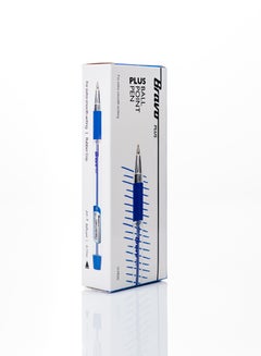 Bravo Bravo Plus Ballpoint Pen - (0.7 mm) - Blue - Pack of 10  - Image 1