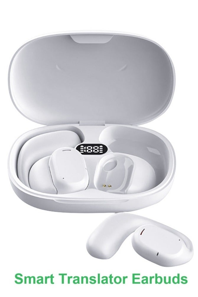 general Smart Translator Earbuds B66 Intelligent Voice Translation Earphones Bluetooth Headphones Wireless Headset Binaural Simultaneous Translation High Accuracy & Fast Translation in 144 Languages Up to 98% Accuracy Simultaneous Interpretation Premium Sound Quality ENC Active Noise Reduction Bluetooth 5.0 Long-lasting Battery - Image 1