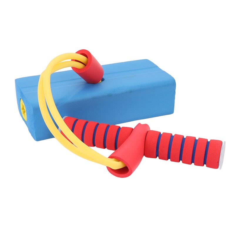Foam Pogo Jumper Blue High Density Foam - Strong NBR Elastic Rope Foam Pogo Stick for Kids Outdoor Indoor Play - Image 3
