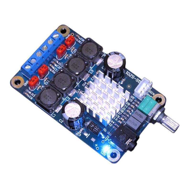 TPA3116D2 50W Dual Channel Digital Audio Amplifier Board 12 24V Home Theater Module - Image 3