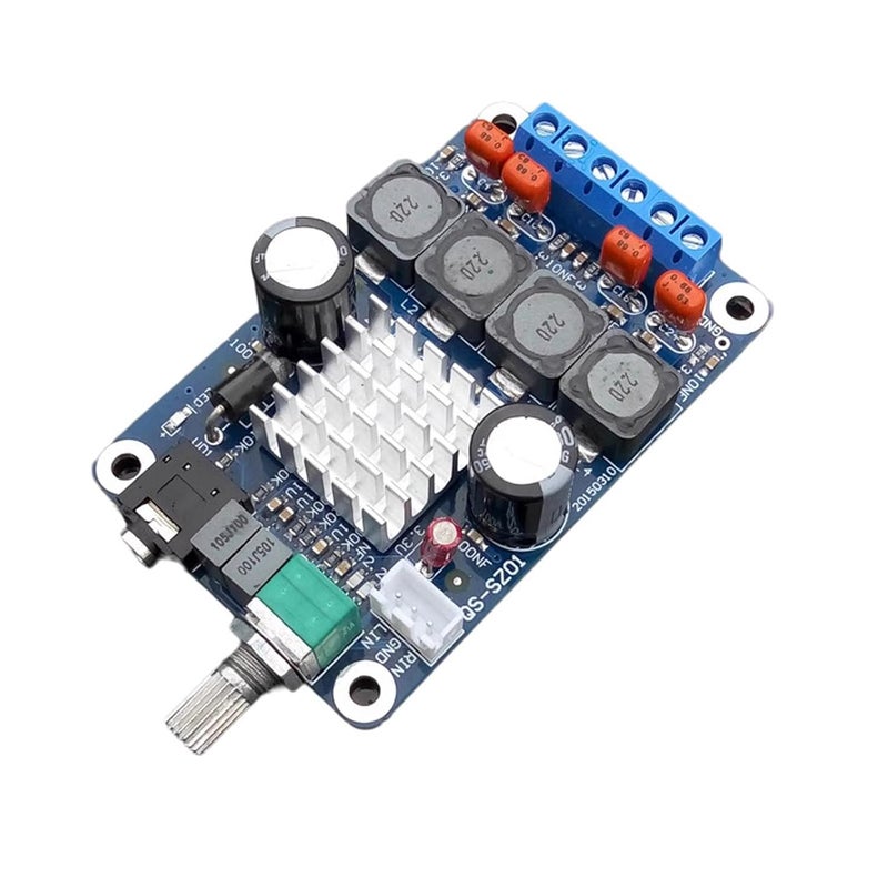 TPA3116D2 50W Dual Channel Digital Audio Amplifier Board 12 24V Home Theater Module - Image 1