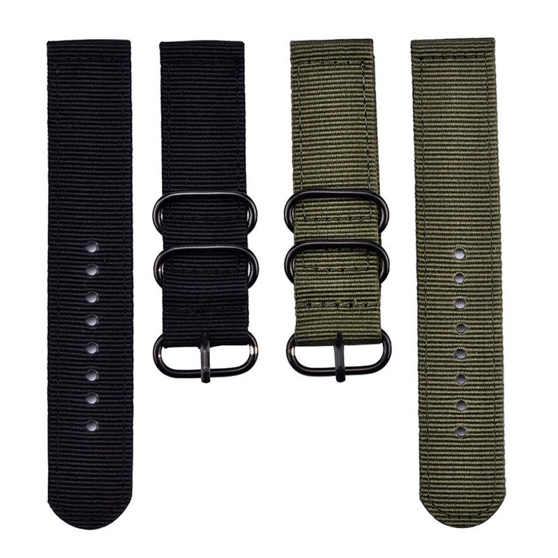 Samsung Gear S3/S2 Thickened Nylon Canvas Watch Band Quick Detach Universal Strap 18/20/22/24Mm - Image 3