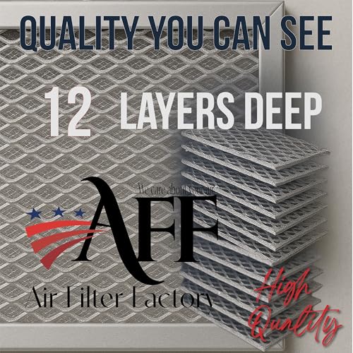 Air Filter Factory Replacement For WB06X10608 GE 5 x 7.62 x 0.09 Inches Microwave Oven Aluminum Mesh Grease 12-Layer Vent Hood Filter 2-Pack - Image 4