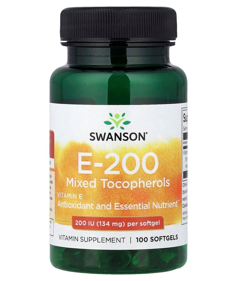 Vitamin E Mixed Tocopherols 134 mg (200 IU) 100 Softgels