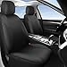 CAR PASS Neoprene EVA Waterproof car seat Covers Front Seats Only Universal fit for SUV Vehicles Automotive with 5mm Composite EVA InsideAirbag Compatible Two Seats Black and Black - Image 3