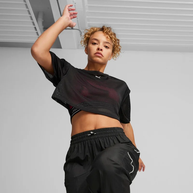 PUMA Fit Move Mesh Crop Tee Women's Black T-Shirt.01