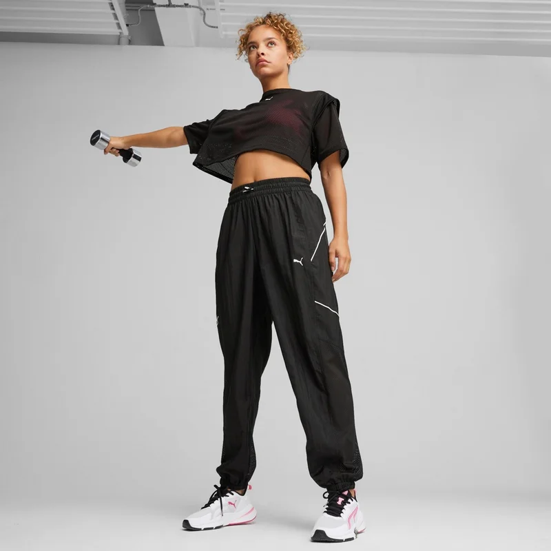 PUMA Fit Move Mesh Crop Tee Women's Black T-Shirt.01