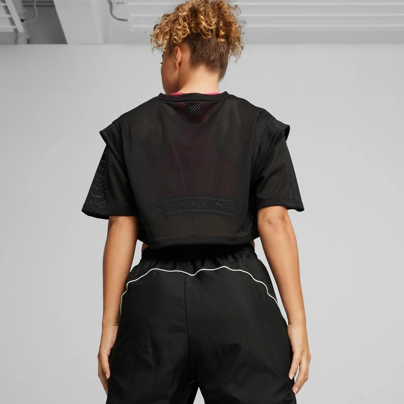 PUMA Fit Move Mesh Crop Tee Women's Black T-Shirt.01