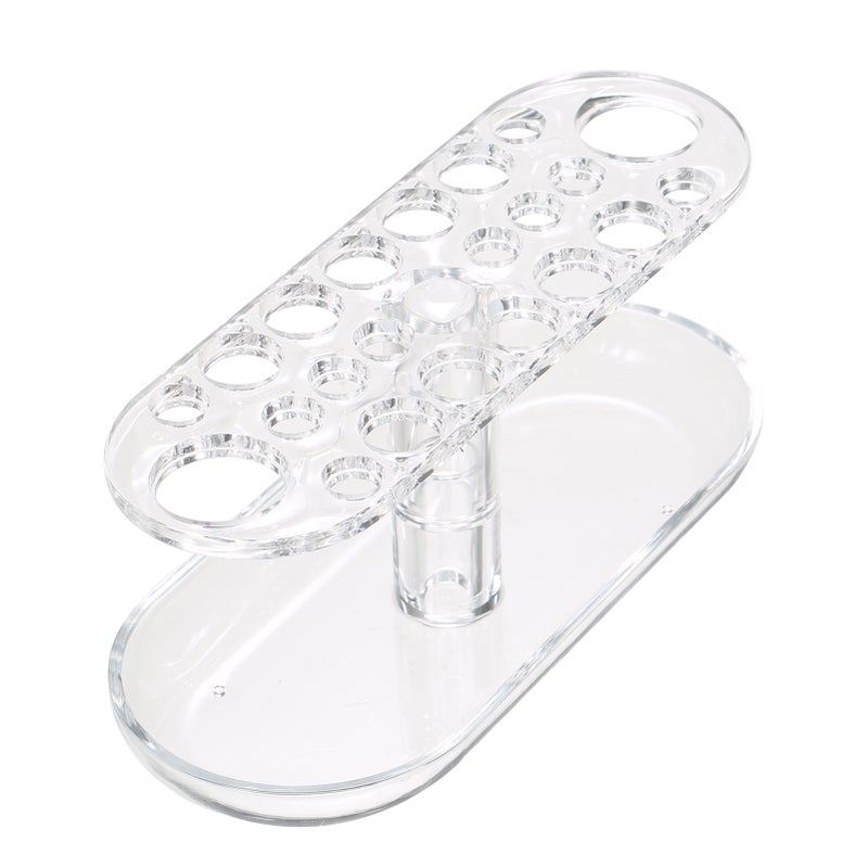 Makeup Brush Storage Rack Transparent Eyebrow Eye Shadow Brush Eyeliner Acrylic Storage Box - Image 4