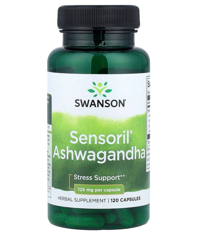 SWANSON سينسوريل® أشواغاندا 125 ملغ 120 كبسولة