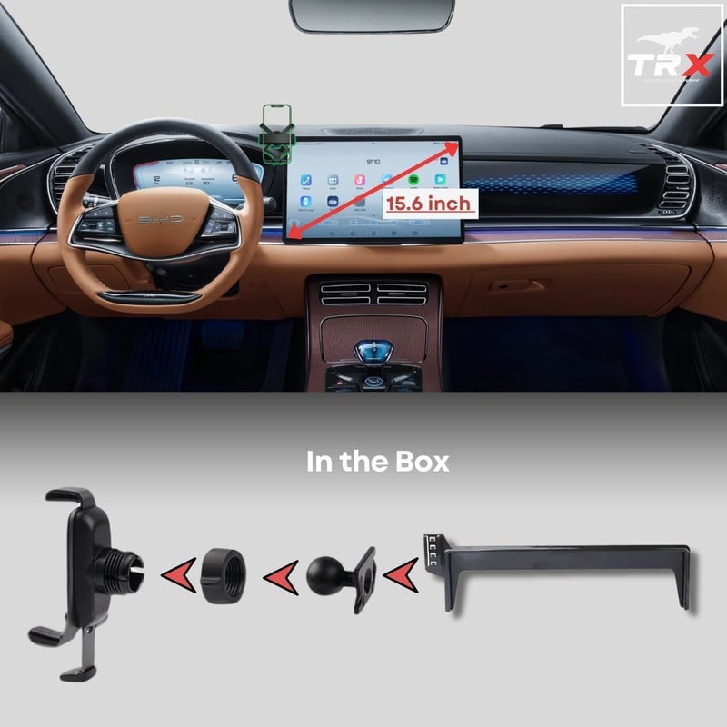 TRX AUTO Phone Holder for BYD 15.6 Inch Screen | Compatible with BYD Seal EV, Seal 07 DMi, Sealion 7, Han Platinum, Song Plus Premium | BYD Car Accessories - Image 4