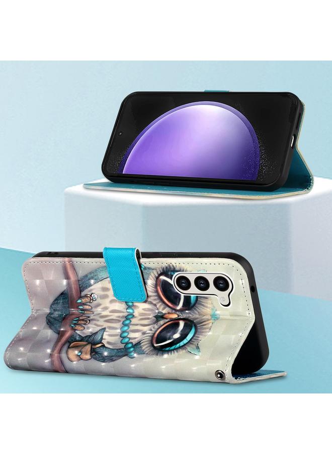 S-TOP Case For Samsung Galaxy S24+ 5G 3D Painting Horizontal Flip Leather Phone Case - Image 3