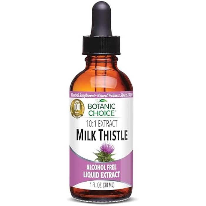 Botanic Choice Milk Thistle Liquid Extract, Alcohol Free, Gluten Free, Fast Acting Traditional Liver Favorite, 1 fl. oz - Image 2
