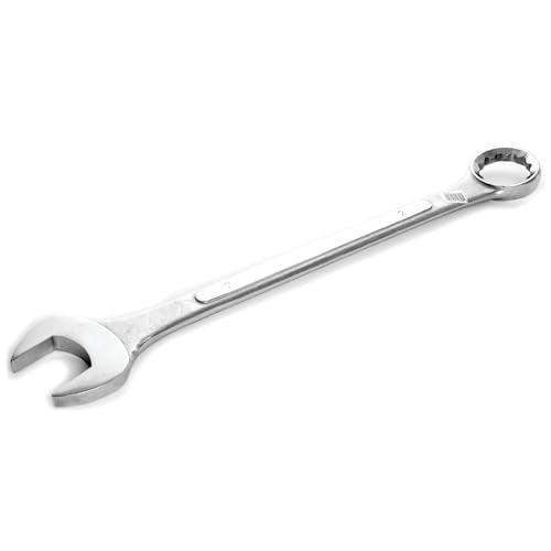 Performance Tool W348B 12-Point Combo Wrench with Satin Chrome Finish 2-Inch Combo Wrench - Image 1