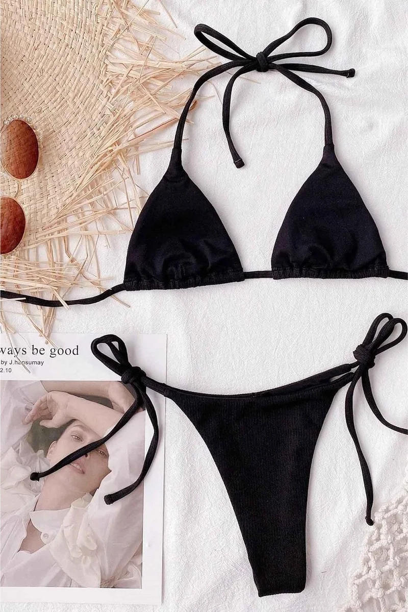 انجلسين Tie-Up Bikini Top