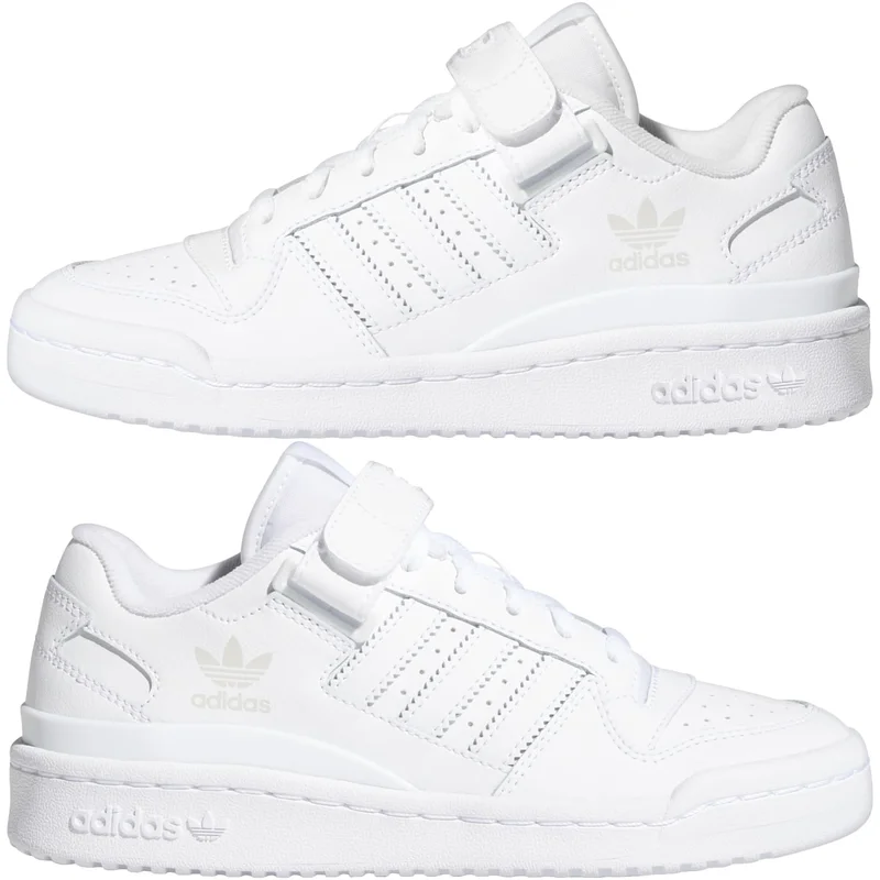Adidas FORUM LOW J White Originals Kids Shoes