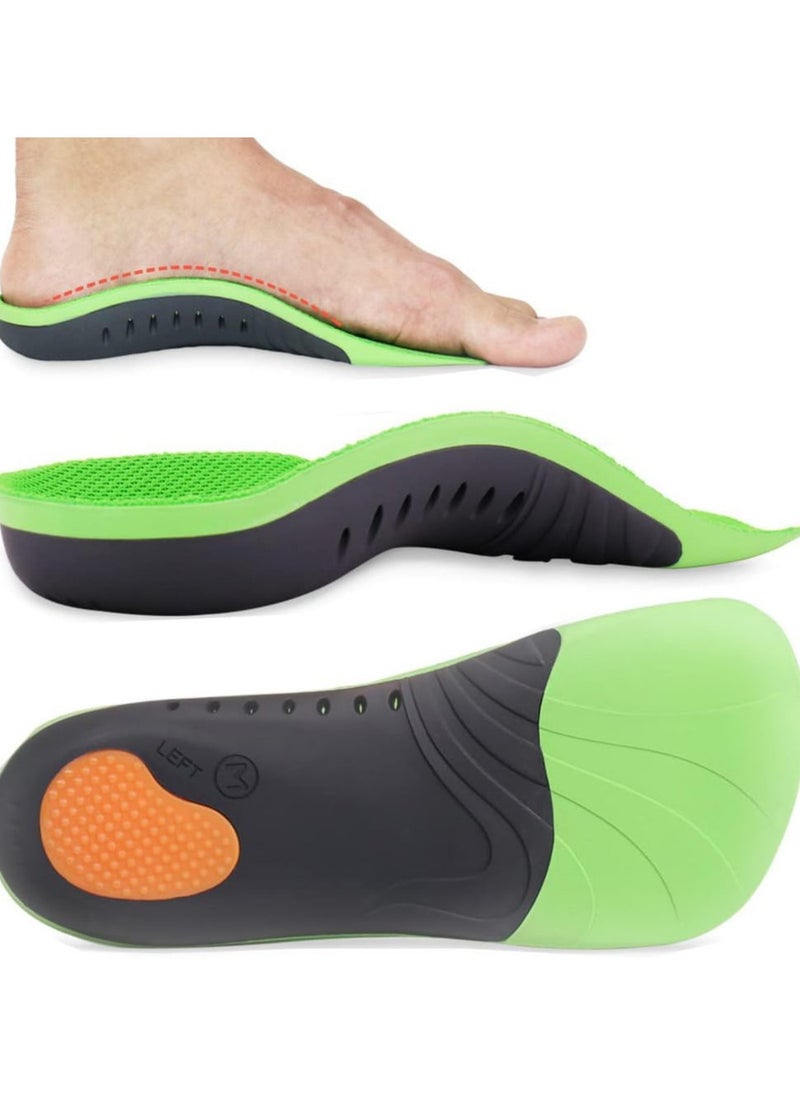 Generic Arch orthotic lnsole plantar fasciitis arch support shoe lnserts for women men Insoles orthotic Inserts for flat feet cushioning shoe Insoles for foot pain running heel spurs arch pain Size (35-40)  - Image 1
