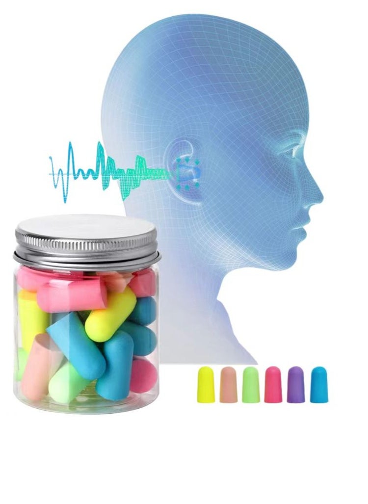Generic Ear Plugs,12pairs Earplugs To Sleep Noise, Ear plugs for Swimming Earplug For Noise Cancelling Ultra Soft, Reusable Ear plug For Travel  - Image 1