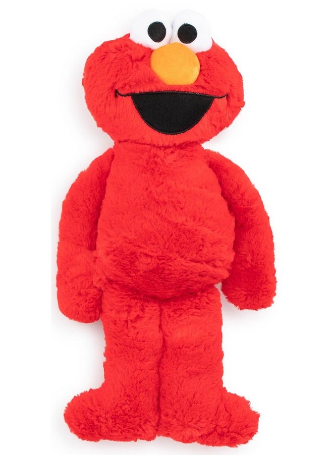 جاي فرانكو - وسادة كبيرة محشوة من القطيفة من Jay Franco Sesame Street Elmo - مصنوعة من ألياف البوليستر الدقيقة فائقة النعومة، مقاس 22 بوصة (منتج Sesame Street الرسمي) - Image 1