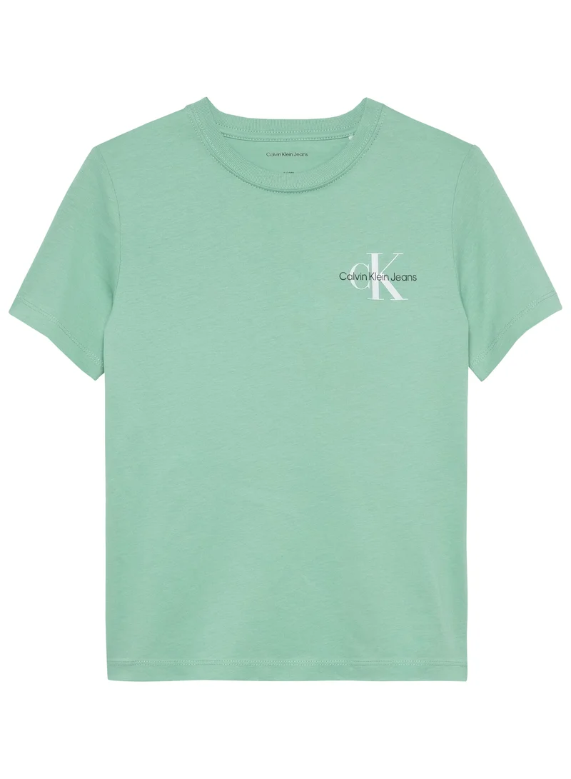 كالفن كلاين جينز Kids Chest Monogram Crew Neck T-Shirt