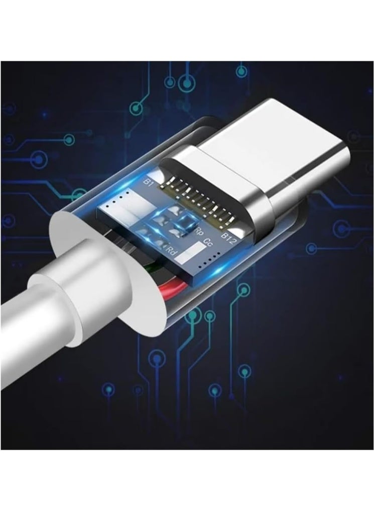 أوميكسبرو سماعات أذن سلكية USB C مع ميكروفون وتحكم في مستوى الصوت، سماعات رأس مانعة للضوضاء لأجهزة ايفون، سامسونج، بكسل - Image 3