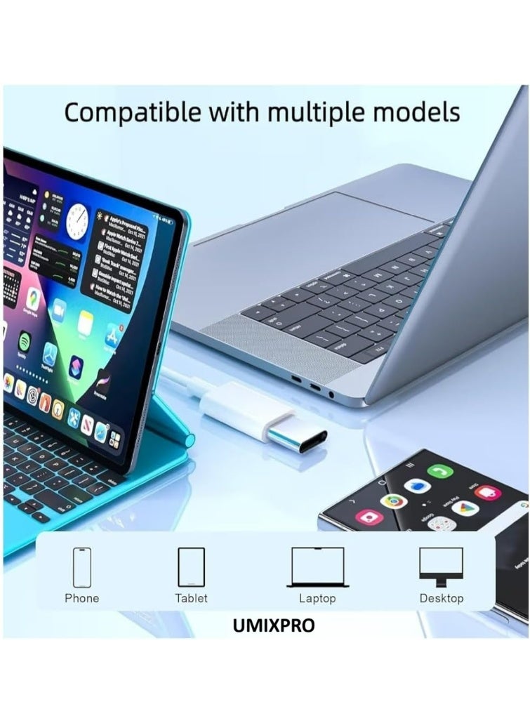 أوميكسبرو سماعات أذن سلكية USB C مع ميكروفون وتحكم في مستوى الصوت، سماعات رأس مانعة للضوضاء لأجهزة ايفون، سامسونج، بكسل - Image 5