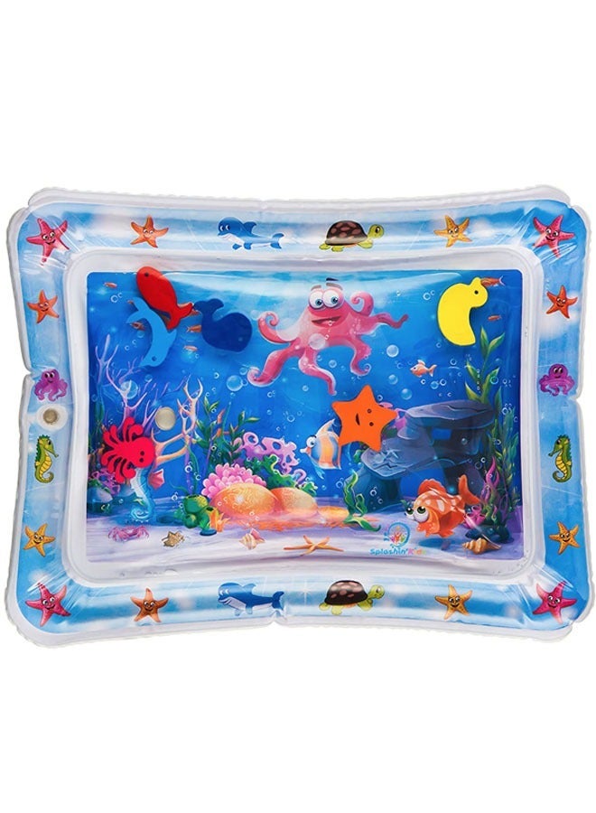 Playtime Baby Tummy Time Mat for Infants and Toddlers Inflatable Water Mat - Image 1