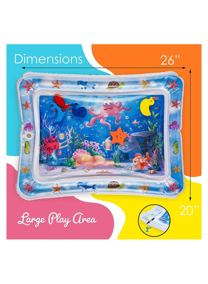 Playtime Baby Tummy Time Mat for Infants and Toddlers Inflatable Water Mat - Image 5